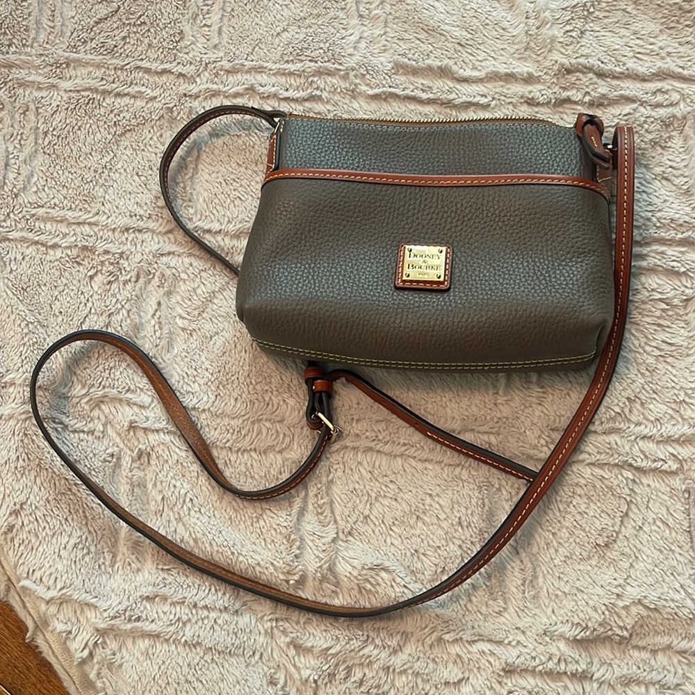 Pebble Gray Dooney and Bourke Crossbody